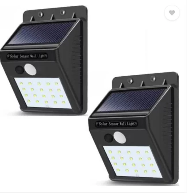 Solar Power LED Wall Light with PIR Motion Sensor